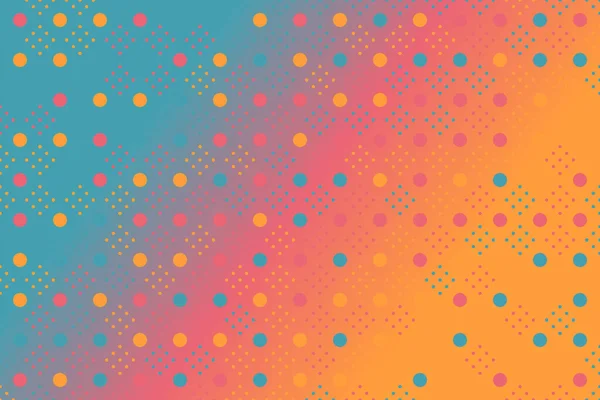 Gradiente geometrico colorato cerchio modello sfondo design — Vettoriale Stock