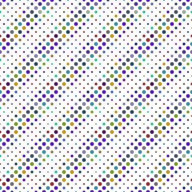 Soyut dikişsiz çok renkli geometrik nokta desenli arkaplan