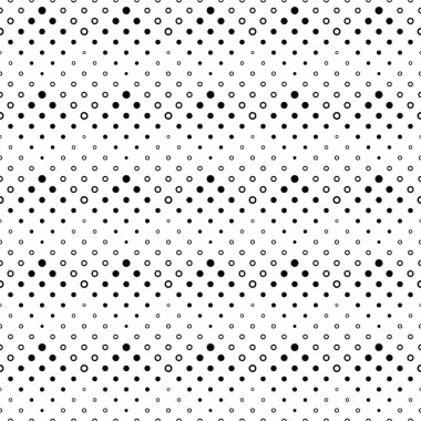 Çember desen arkaplan - monokrom soyut vektör tasarımı