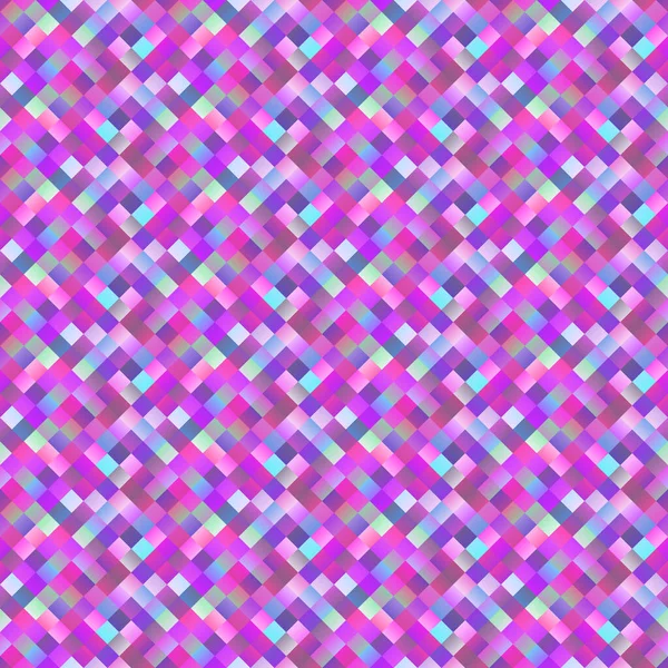 Diseño de fondo cuadrado diagonal sin costura colorido abstracto — Vector de stock