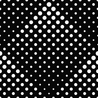 Siyah ve beyaz soyut çember desenli arkaplan tasarımı