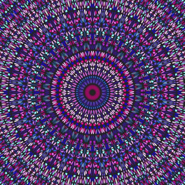 Oriental psychedelic colorful stone mosaic pattern background