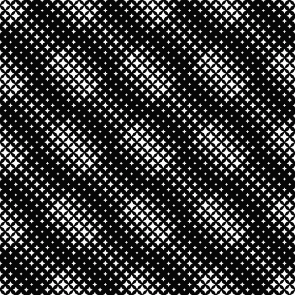 Geometrical abstract black and white star pattern background — 스톡 벡터