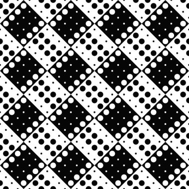 Sorunsuz siyah ve beyaz nokta desen arka plan