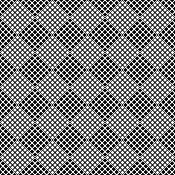 Diseño de fondo cuadrado sin costuras en blanco y negro — Archivo Imágenes Vectoriales