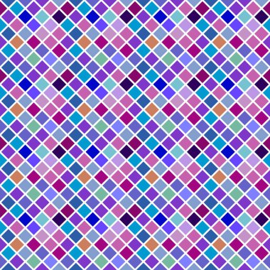 Kusursuz renkli soyut kare desenli arkaplan tasarımı