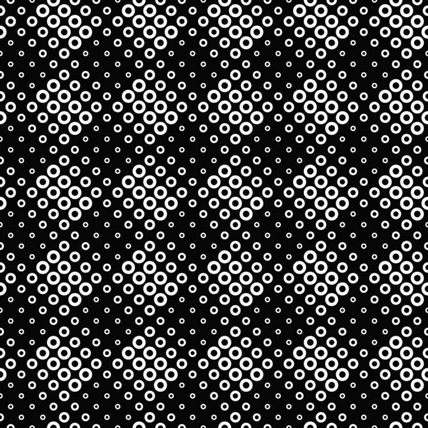 Geometrisk abstrakt sömlös cirkel mönster bakgrund design — Stock vektor