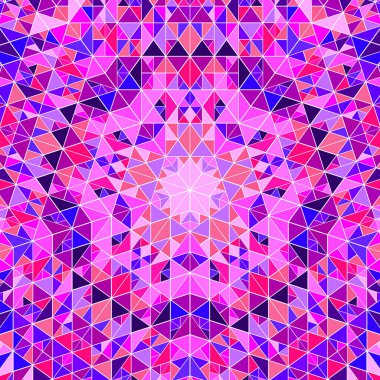 Soyut çokgen renkli dairesel döşemeli model arkaplan tasarımı