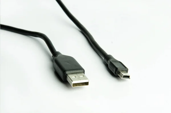 To USB-ledning - Stock-foto