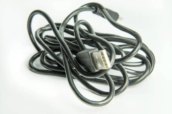 USB плутати шнура — стокове фото