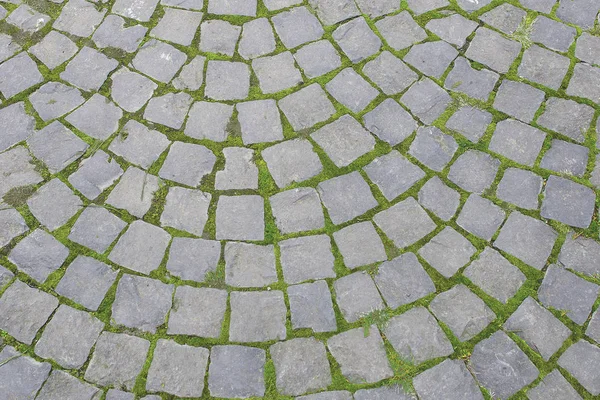 Texture of a cobblestone road