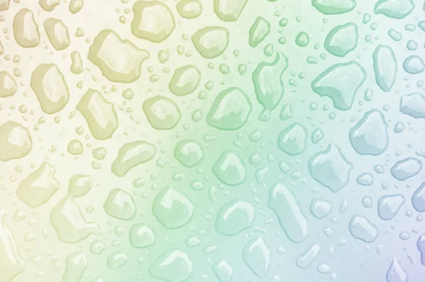多色泡沫结构在液体浪花上的形态 — 图库照片