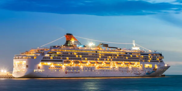 Melbourne Australia December 2015 Large Cruise Ship Superstar Virgo Star — Stock Photo, Image