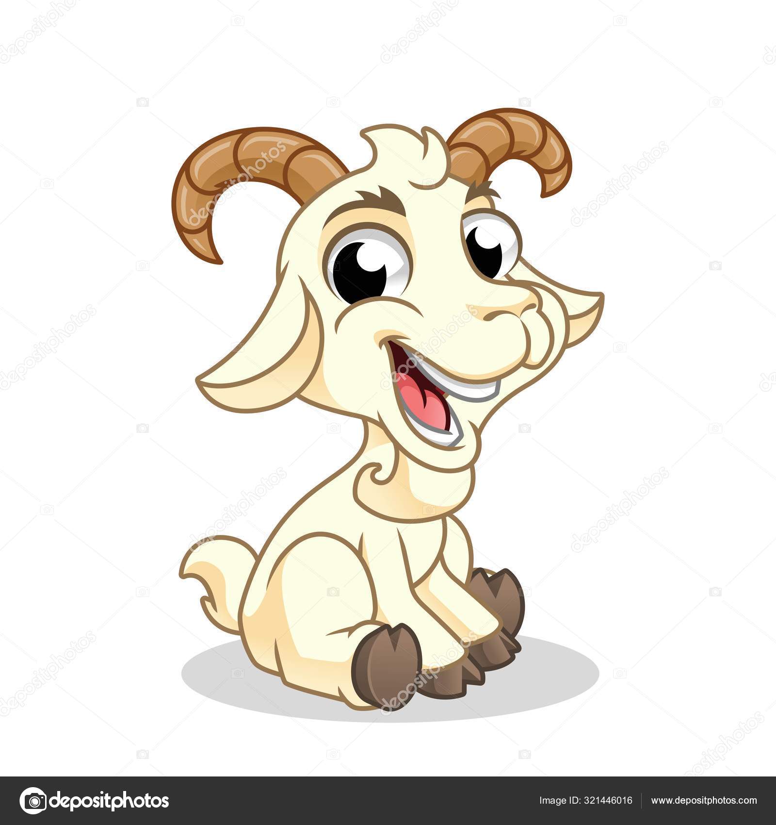 Goat Sitting Mammal Animal Cartoon Vector Illustration Mascot Isolated White Stock Vector Image by ©ridjam #321446016 Goat Sitting Mammal Animal Cartoon Vector Illustration Mascot Isolated White Stock Vector Image by ©ridjam #321446016