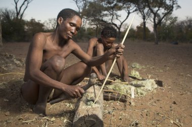 San yangın Başlarken Bushmen