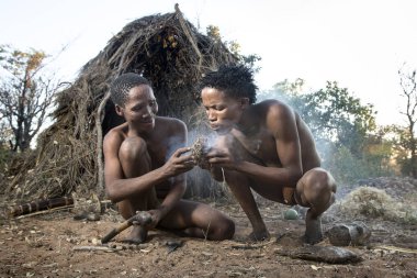 San yangın Başlarken Bushmen