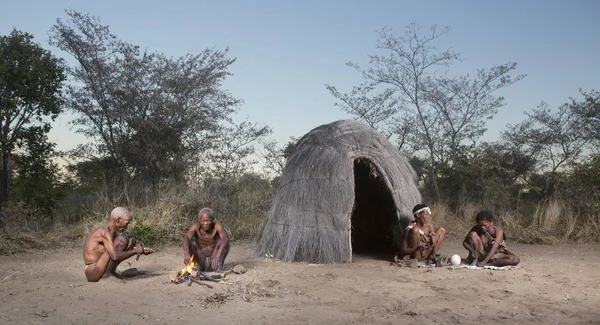 Gathering of african group of people — Stock Photo, Image