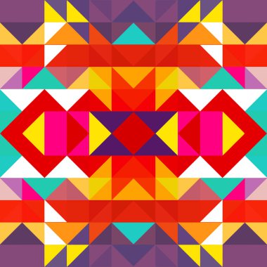 Üçgen geometrik şekiller desen.