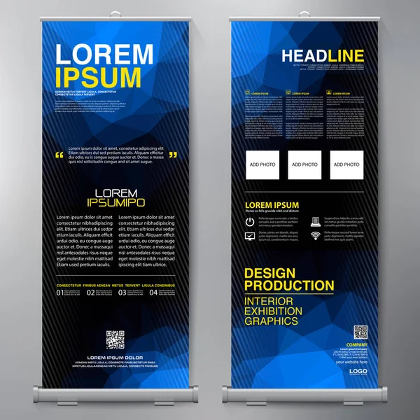 İş olarak topla. Standee tasarım. Afiş şablon. 