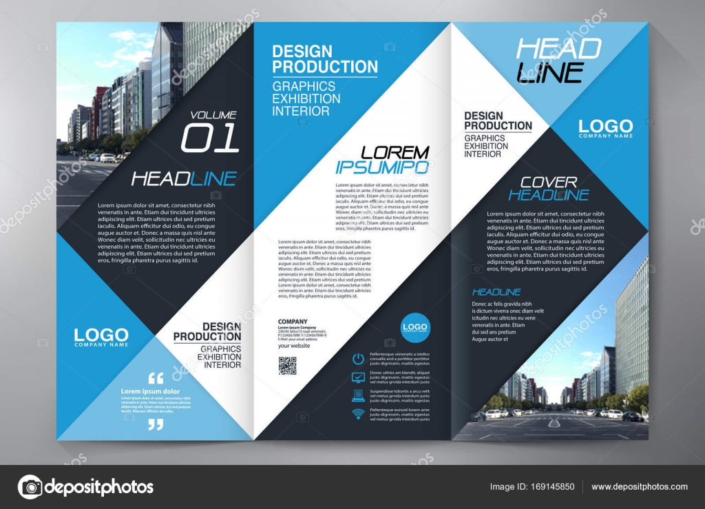 Brochure 3 Fold Flyer Design Template Stock Vector C Woravitworapani