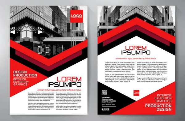 Zakelijke Brochure. Flyer ontwerpen. Brochures a4 sjabloon. Cover Boo — Stockvector