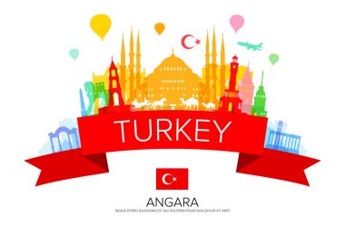 Türkiye'de seyahat yerler. 