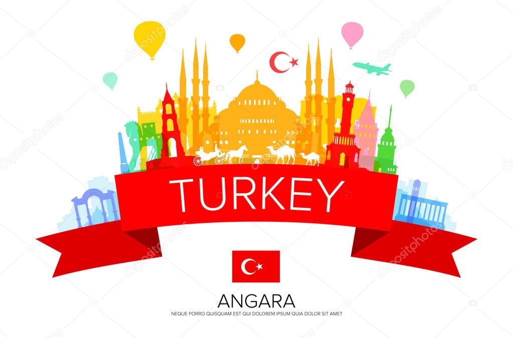 Turkey  Travel Landmarks. 