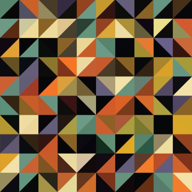 Üçgen geometrik şekiller desen.