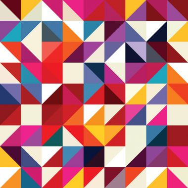 Üçgen geometrik şekiller desen.