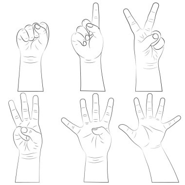 Child hands  clipart