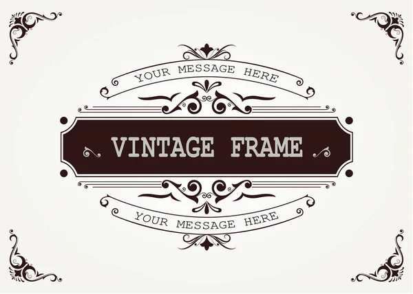 Vintage frame — Stock Vector