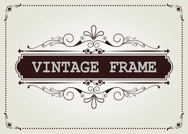 Vintage frame — Stockvector