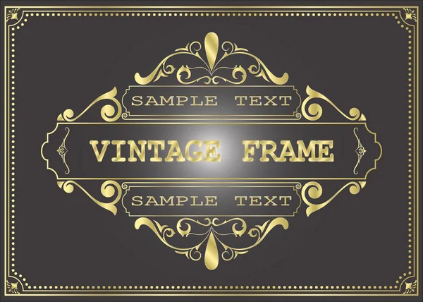 Vintage frame — Stockvector