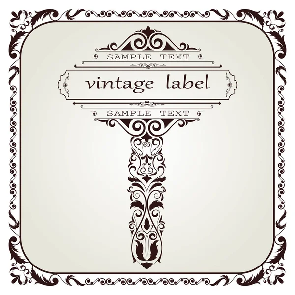 Vintage labels — Stock Vector