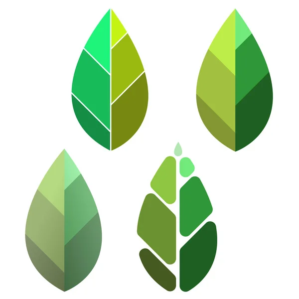 Icono de hoja — Vector de stock