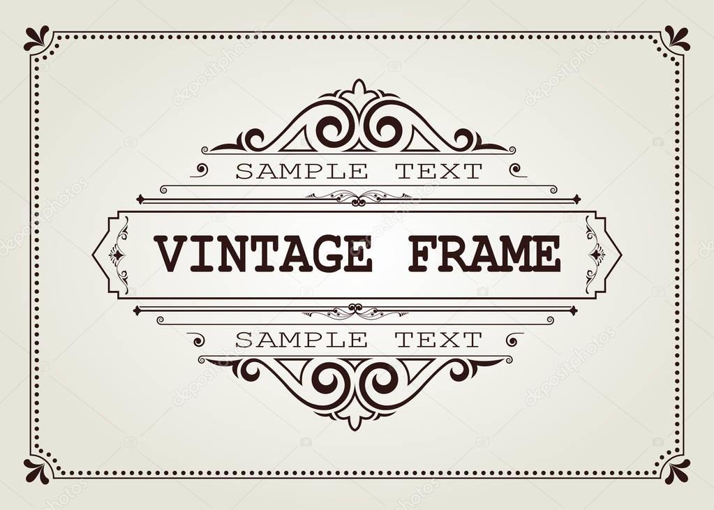 vintage frame