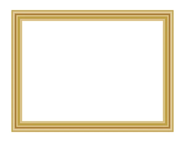 Золотая винтажная рама — стоковый вектор