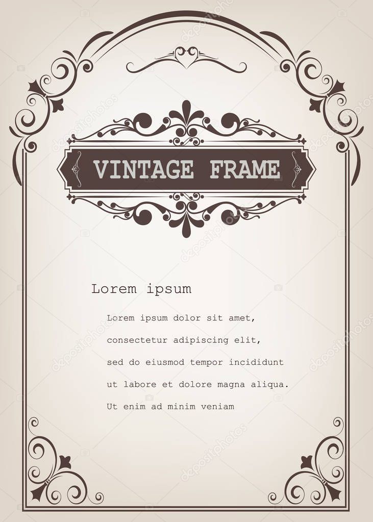 vintage frame