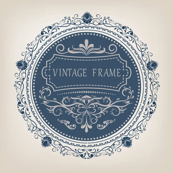 Cadre vintage — Image vectorielle