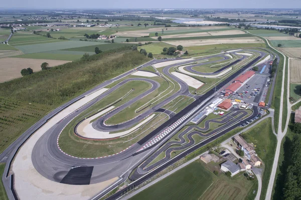 Circuit luchtfoto — Stockfoto