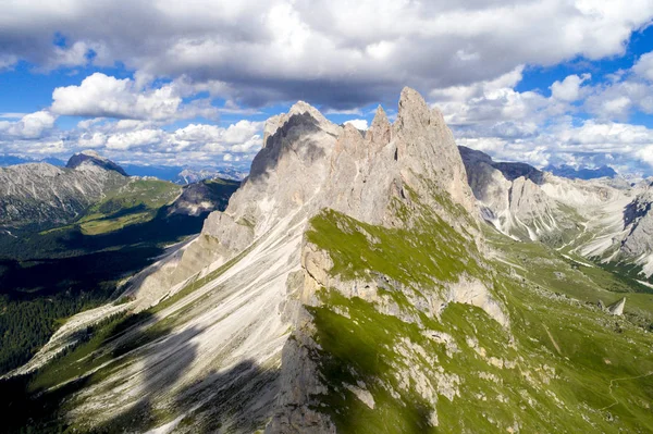 Alpe di Seceda的Dolomiti景观 — 图库照片