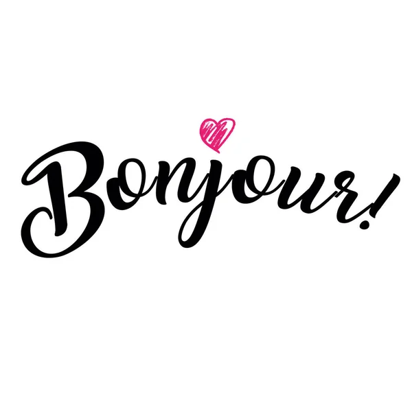 Word hello Fransızca. Bonjour.