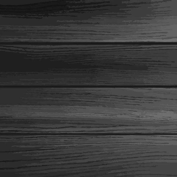 Fondo de textura madera negra — Vector de stock
