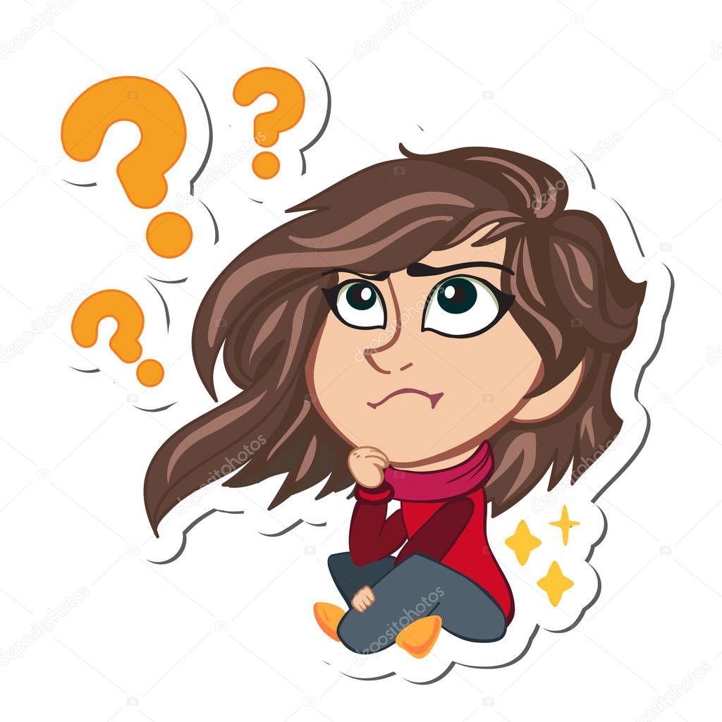 33+ Imagenes De Estudiantes Animados Pensando PNG