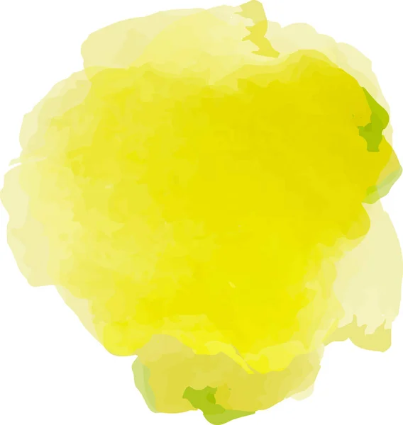 Желтое пятно - векторная иллюстрация абстракции — стоковый вектор