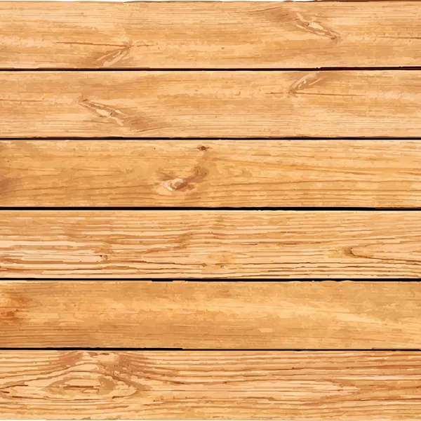 Textura de madeira vetorial com listras horizontais . — Vetor de Stock