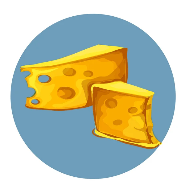 Sýr. vektorové ilustrace — Stockový vektor
