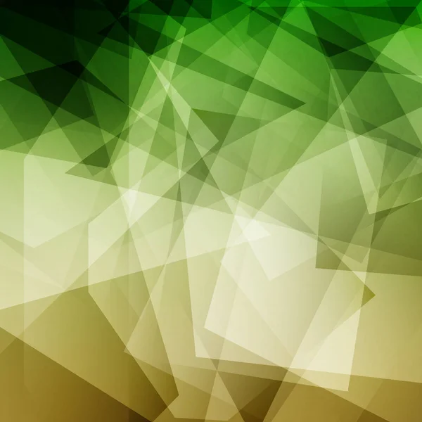 Abstract groene geometrische polygon achtergrond — Stockvector