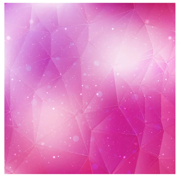 Vektor rosa Hintergrund mit Sternen — Stockvektor