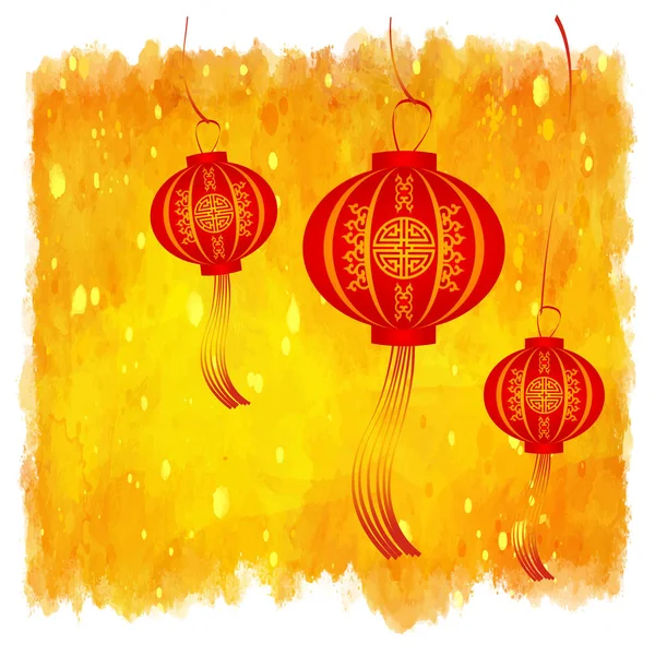 Διάνυσμα Φόντο Αφηρημένη Κινεζικό Νέο Έτος Εικονογράφηση Διάνυσμα — Διανυσματικό Αρχείο